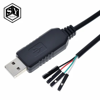 1PCS USB į COM Modulis Kabelis USB Į RS232 TTL UART PL2303HX Auto Keitiklis