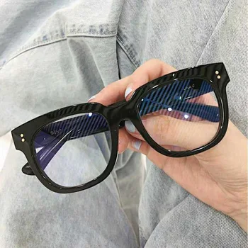 Stabdžių Mėlyna Didelis Rėmo Akiniai Moterų Kompiuterį mėlynos šviesos blokavimas akiniai, Juoda Spinduliuotės Akiniai Akiniai Akiniai Vyrams