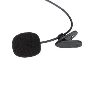 Nešiojamas USB Mini Mikrofonas Atvartas Lavalier Mic Clip-on Išorės Kilpa Mikrofonai Nešiojamas PC Kompiuteris Įrašymą Chat