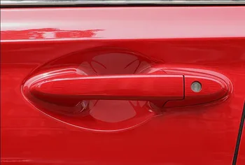 2020 m. NAUJŲ Automobilių durų rankena lipdukai raštas filmas Jaguar XF XFL XE XJ XJL F-Tempas F tempas fpace X761 XJ6 XKR XK8 X320 X308