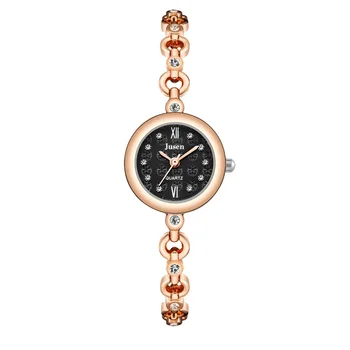 Prabangus Diamond Moterų Mados Apyrankės, Laikrodžiai Snaigės Dial Dizaino Elegantiškas Sidabro Ponios Kvarciniai Laikrodžiai Rose Gold Laikrodis