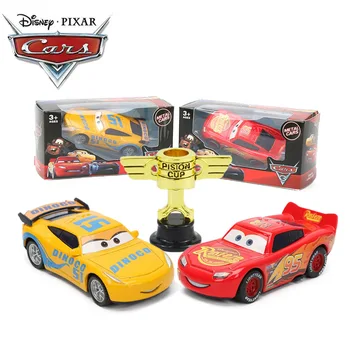7-9cm Disney Pixar Cars 3 Žaibas McQueen Mater Jackson Audra Ramirez 1:55 Diecast Metal Traukti Atgal, Automobilių Žaislo Modelis, Dovanos Berniukams