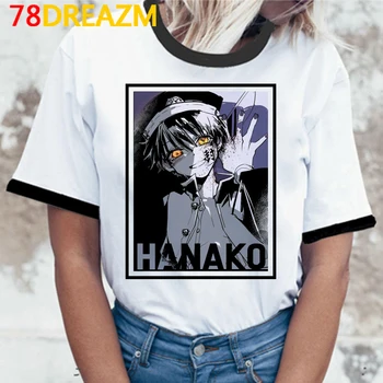Juokinga Japonų Anime Tualetas Privalo Hanako Kun Grafinis Tees Moterų Kawaii Shaman King Animacinių Filmų Marškinėliai Inuyasha Unisex Marškinėlius Moteris