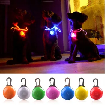 LED Žibintuvėlis Šunų Kačių Antkaklis Žėrintis Pakabukas Naktį Saugos Pet Veda Karoliai Šviesos Šviesi Apdaila Antkakliai Katėms Šunims