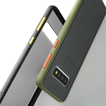 Atsparus smūgiams Telefoną Atveju Xiaomi Pastaba Redmi K30 K30I 10 Ultra Lite Pocophone X2 F2 M2 5G Pro Matinis Minkštas Permatomas Smart Cover