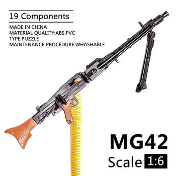 1/6 Masto 12 Colių Veiksmų Skaičiai Priedai antrojo pasaulinio KARO MG42 Sunkusis kulkosvaidis Žaislas 1/100 MG Gundam Aksesuaras Modelį M82A1 Žaislai Dovana 10915