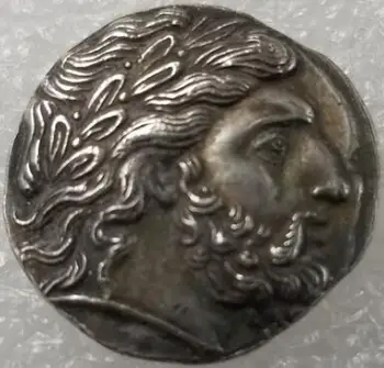 Graikijos senovės monetų derliaus progines monetas, namų puošybai monetas
