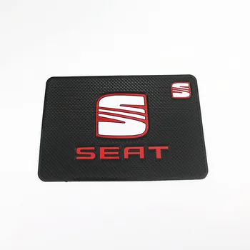 Automobilio Logotipas Anti-Slip Mat Telefono Turėtojas neslidus Kilimėlis ne slydimo Padas Seat Leon Ibiza cupra Altea Diržo Lenktynių