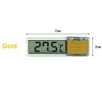 Akvariumo Termometras Naujas Daugiafunkcinis LCD 3D Skaitmeninis Elektroninis Temperatūros Matavimo Žuvų Bako Temp Matuoklis 111857