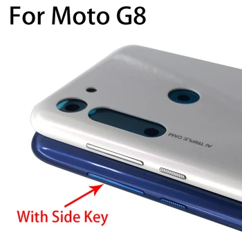 Baterijos Atgal Stiklas, Galinis Dangtelis Motorola Moto G7 Galia / G7 Plius / G8 Play / G8 Plius Baterija, Durų Būsto Su Klijais