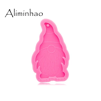DY0573 Blizga Gnome Keychain Pelėsių Silikono Epoksidinės Dervos Pelėsių Karoliai Papuošalų gamyba