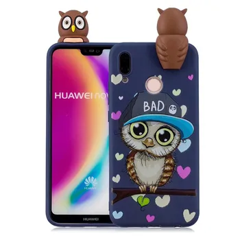 3D Minkšti Silicio TPU Case For Huawei 30 Lite Mielas Panda Pelėda Vienaragis Telefoną Atveju Huawei P20 30 Pro P10 P8 P9 Lite 2017 Dangtis 1133