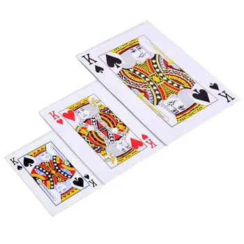 52pcs Milžinišką Kortos Jumbo Pokerio Lauko Magija Šeimai Šalis Žaidimo Kortelės