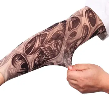 Lauko Dviračių Rankovėmis 3D Tatuiruotė Spausdinti Rankos Šilčiau UV Dviratį Dviračiu Rankovėmis Rankos Jojimo Rankos Tatuiruotė Rankovėmis