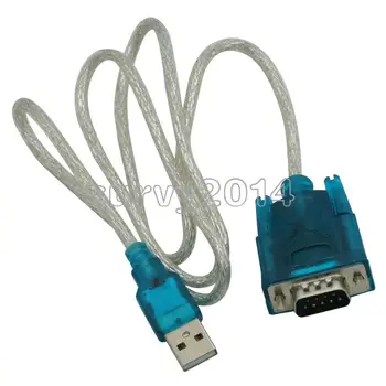 CH340 USB į RS232 (COM Port Serial 9 Pin DB9 Kabelio Adapteris Paramos Windows7 PC PDA GPS 1278