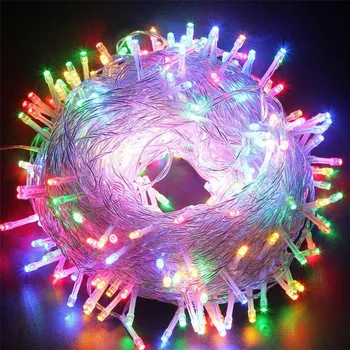 ALLTRUE Lauko kalėdų led string žibintai 100M 20M 10M 5M Luces Decoracion pasakų šviesos atostogų žiburiai apšvietimo medžių viršūnėmis