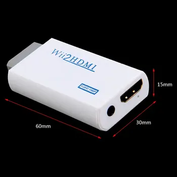 Nintendo Wii Vargo Plug and Play, Wii HDMI-1080p, suderinamas Konverteris Adapteris Wii 2 HDMI suderinamus 3.5 mm Audio Box 13301