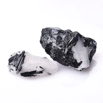 1PC Natūralus Juodas Turmalinas Kristalų Natūralus Kvarcas, Žalias Kristalai Mineralinių Uolienų Mėginių Energijos Gijimas Akmens Namų Puošybai 13330