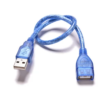 30cm USB 2.0 Vyrų ir Moterų ilgiklis Didelės Spartos USB prailginimo Duomenų Perdavimo Sinchronizavimo Kabelis PC 13383