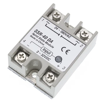 SSR-40 DA Solid State Relay), DC į AC (Solid State Relay Module SSR-40DA Temperatūros Reguliatorius 24V-380V 40A 250V 143