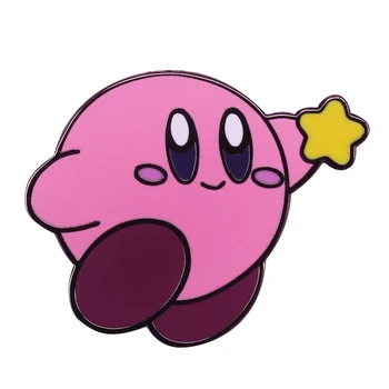 Kirby Atvartas Emalio Pin