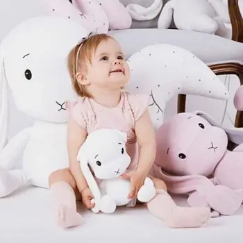 Cute Bunny Minkštas Pliušas Žaislai Triušis Įdaryti Kūdikiams, Vaikams, Dovanų Gyvūnų Lėlė 30cm 16113