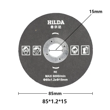 85mm Pjovimo Įrankis Pjūklų Galios Įrankis, diskinio Pjūklo Ašmenys Medienai HSS pjauti Dremel Cutter Apskrito Mini pjauti