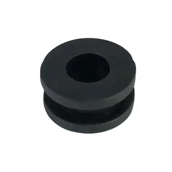10VNT Silikono gumos, įvorės vielos Apvalūs tuščiaviduriai kištukai, su skyle 10mm Silikoniniai dangteliai guminiai Sandarinimo žiedai, tarpinės už Yamaha