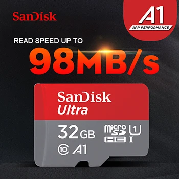 Originalios SanDisk Ultra micro SD kortele 128 GB 64 GB microSDXC 32GB 16 GB 
