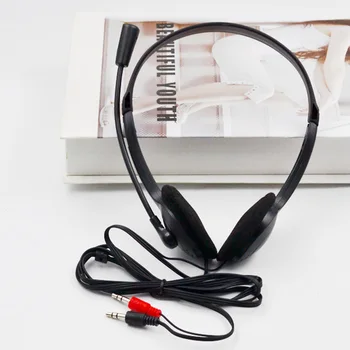 3.5 mm Stereofoninė laisvų Rankų įranga Laidinė Triukšmas Atšaukimas Ausinės Mikrofonas, Kompiuteris, Nešiojamas Ausinių 2 Sąsajos