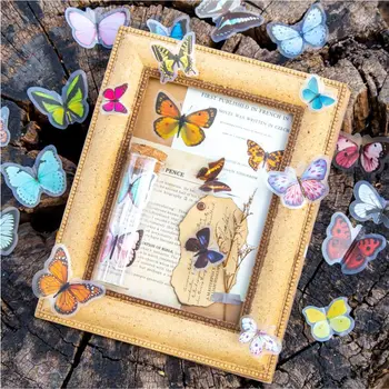 30 vnt./daug Victoria ' s Butterfly Garden Dekoratyviniai Lipdukai Scrapbooking Klijuoti Etiketės Dienoraštis Raštinės reikmenys Albumą Kawaii lipdukas 18610