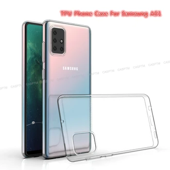 Ultra Plonas Atveju, Samsung Galaxy S10 S10e S10 Plius Aišku, Minkštos TPU Case For Samsung Galaxy S20 Ultra A51 A71 Crystal Case Cover