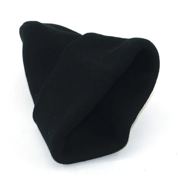 2019 Naujas beanie skrybėlių TAIP BOSAS laišką siuvinėjimo kaulų megzti beanie kepurė medvilnė lankstus juoda žiemą kepurės hip-hop slidinėjimo beanies