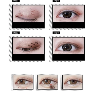 12Pcs/Set Professional žymėjimo įrankis Blizgučiai Mirguliavimas Eyeshadow Stick Akių šešėliai Rašikliu, Pieštuku Moterų Kosmetikos Akių Makiažo Priemonės 25214