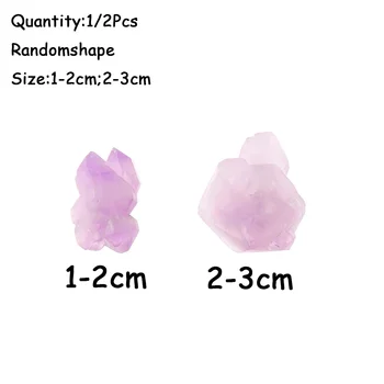 Natūralus Ametistas Gydymo Akmuo, Violetinės Žvyro Mineralinių Pavyzdys Raw Kvarco Kristalo 