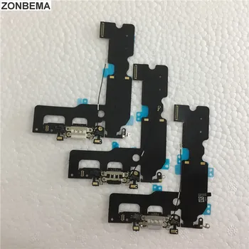 ZONBEMA Įkroviklio Įkrovimo lizdas USB Doko Jungtis, Flex Cable For iPhone 