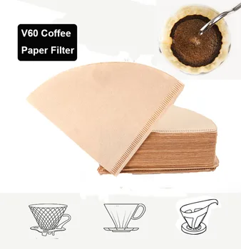 Kavos Filtras PaperCount Size2 Vienkartiniai Coffer Filtrai Gamtos Kūgio U - Formos Nebalinti Kavos Filtras Tinka Kavos Dripp