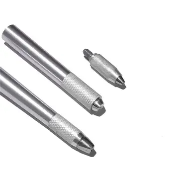 3 1. 3D Antakių Tatuiruotė Pen Mašina Profesinės Tebori Microblading Pen Antakių permanentinis Makiažas Mašina Sidabro Vadovas 28297