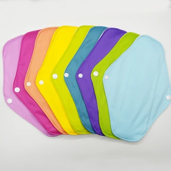 LECY EKOLOGINIO GYVENIMO plaunamas audinys higieninės servetėlės, pagalvėlės, dėl menstruacijų, 10 spalvų mama pagalvėlės su organiniu bambuko medvilnės vidinis 28830