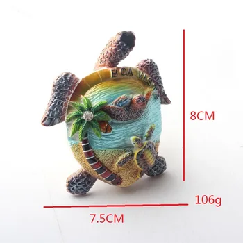 3D Šaldytuvas Magnetai, Žaliojo kyšulio Kelionės boa vista beach vėžlys Suvenyrų Šaldytuvas Magnetinis Lipdukas Amatų Namų Dekoro 28971