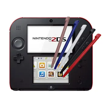 JCD Plastiko Stylus Pen Ekranas Prisilietimo Rašiklis Nintendo 2DS Žaidimų Konsolės Touch Screen Stylus Pen For Nintendo 2DS Juoda Mėlyna Raudona 30459