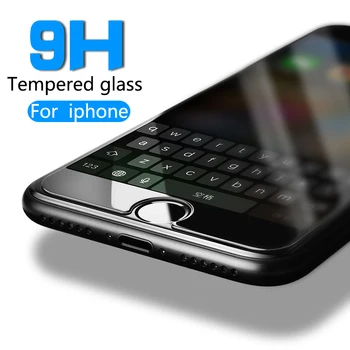 5VNT Apsaugos grūdintas stiklas iphone 6 7 8 plius 11 12 pro XS max XR stiklo iphone 7 x xr screen protector, stiklo iphone 6S