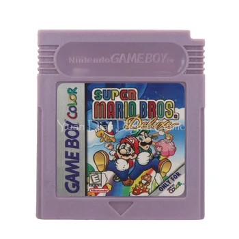 Nintendo GBC Vaizdo Žaidimų Kasetė Konsolės Kortelės Super Mari Bros anglų Kalba 31067