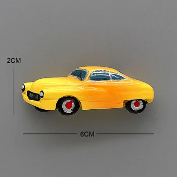 Automobilio modelio 3D šaldytuvas magnetai, šaldytuvas pasta derlius mažai automobilių automobilių sporto magnetinio pasta namų dekoravimo, Dovanų Kolekcija 32796