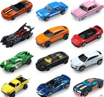 1-72pcs/box Karšto Ratų Diecast Metal Mini Modelis Brinquedos Hotwheels Automobilį Žaislo Vaikams, Žaislai Vaikams, Gimtadienis, 1:43 Dovana