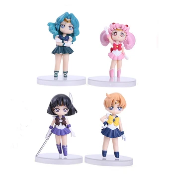 2019 16 Naujų Stilių, Seksuali Mergina, Sailor Moon Duomenys Usagi Tsukino Sailor Marsas Jupiteris Saturnas Merkurijus Venera Anime Pvc Modelis Lėlės 3563