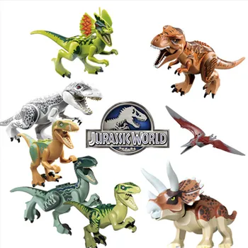 2020 Naujų Dinozaurų Vaikai Juguetes Suderinama Plytų Žaislai, Statyba Blokai Dinozaurai Juros Periodo Parkas Pasaulio Vaikų Dovanų 39969