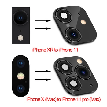 Netikrų vaizdo Kameros Objektyvas Lipdukas Telefono Raštas Atveju Nustatyti i Telefono X XR Xs Max Sekundes Pakeisti i Telefono 11 / 11 Pro / 11 pro Max
