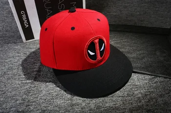 Anime Deadpool Siuvinėjimo Hip-Hop Snapback Skrybėlę Medvilnės Atsitiktinis Butas Beisbolo Kepurė Vyrams, Moterims Gorras Atsitiktinis Kaulų Gimtadienio Dovana 43435