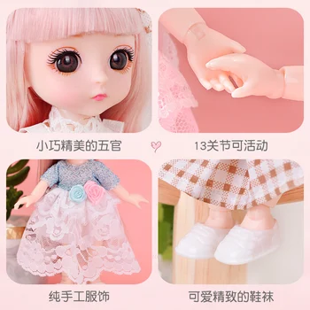 【Mini cute lėlės】17cm BJD barbiee 